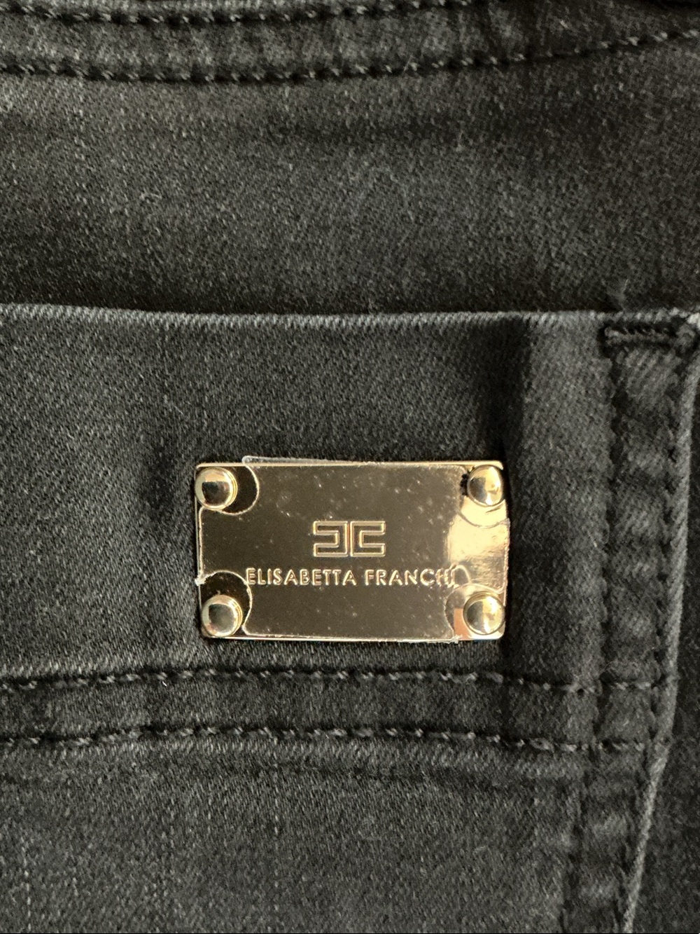 Elisabetta franchi Black Flared Jeans - Picture 9 of 9